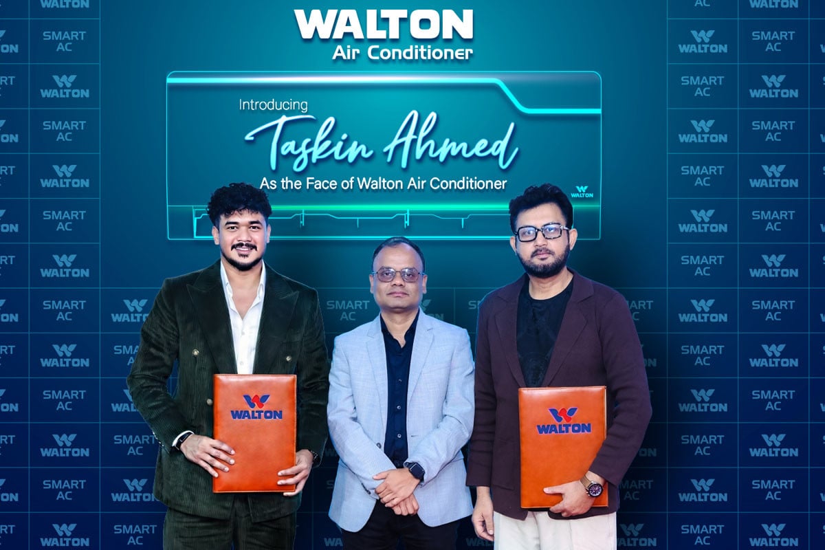 ওয়ালটনের সঙ্গে যুক্ত হলেন ক্রিকেটার তাসকিন আহমেদ