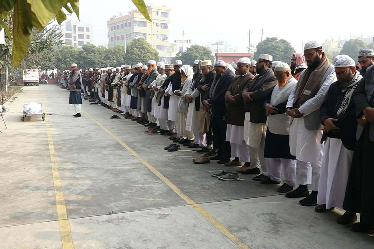 কুষ্টিয়া জামায়াত আমিরের জানাজা সম্পন্ন, সর্বস্তরের মানুষের শ্রদ্ধা