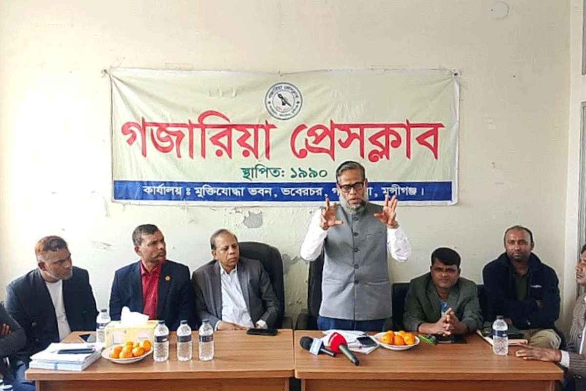 মুন্সীগঞ্জে বিএনপি প্রার্থীর সঙ্গে সাংবাদিকদের মতবিনিময়