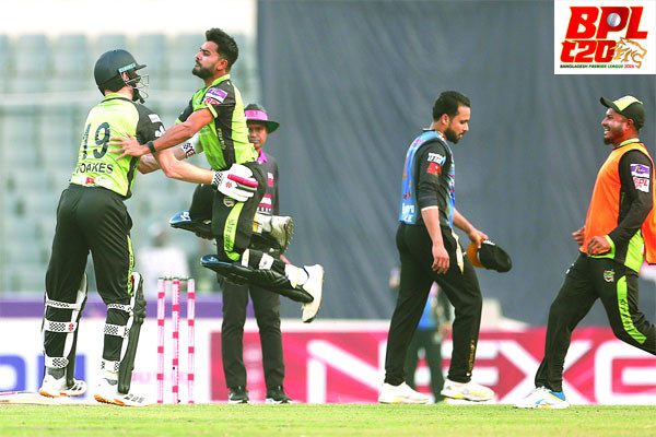 শেষ বলে ওকসের ছক্কায় সিলেটের জয়