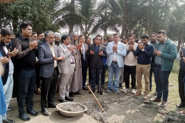 গোবিপ্রবিতে পাঞ্জেগানা মসজিদের নির্মাণ কাজের উদ্বোধন