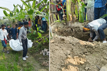 ৪ শতাংশ জমির জন্য বাবার লাশ উত্তোলন করালেন ছেলে