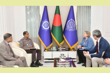 আইজিপি-ইউনেস্কো বৈঠকে নির্বাচন ও মতপ্রকাশের স্বাধীনতা আলোচনা