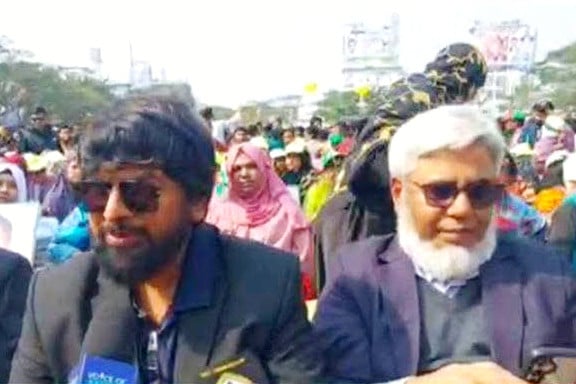 বিএনপির জনসভায় অংশ নিলেন শাবির ভিসি-প্রোভিসি