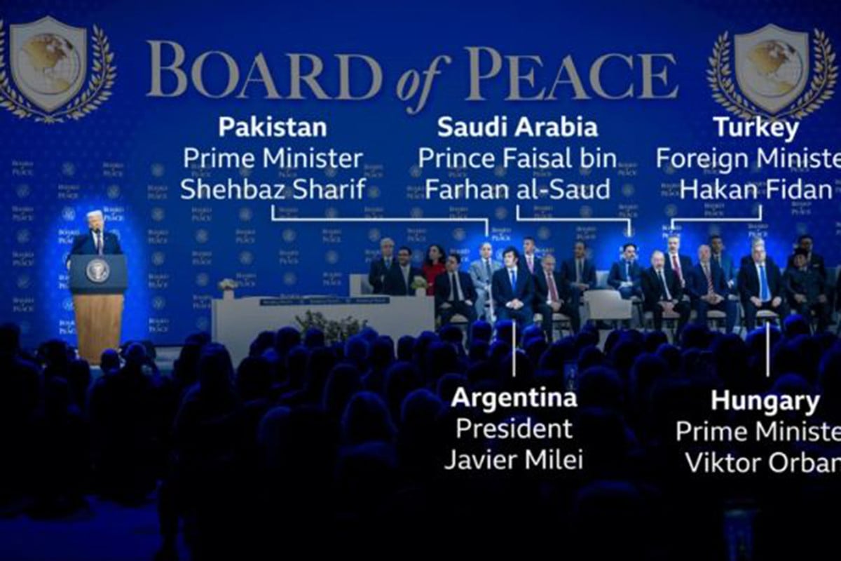 ট্রাম্পের ‘বোর্ড অব পিস’ সনদে স্বাক্ষর করেছে যে ১৯ দেশ