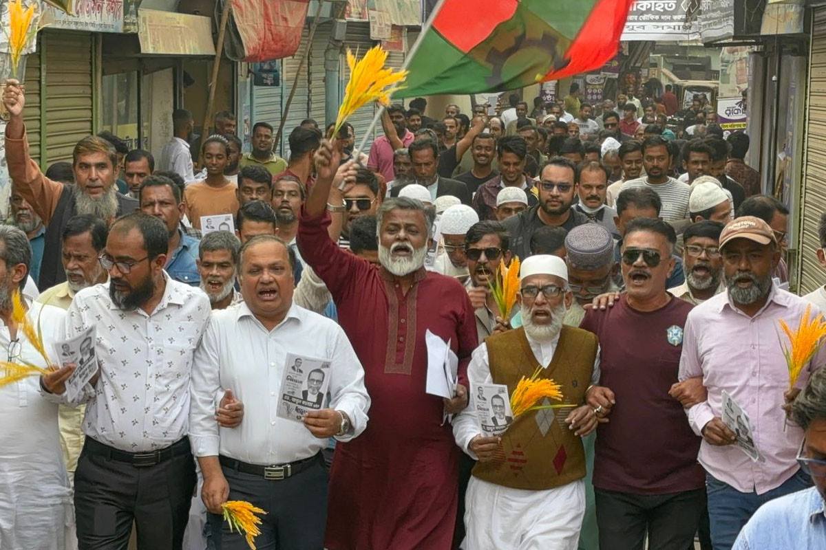 ধানের শীষের বিজয় নিশ্চিত করাই আমাদের অঙ্গীকার: খোরশেদ