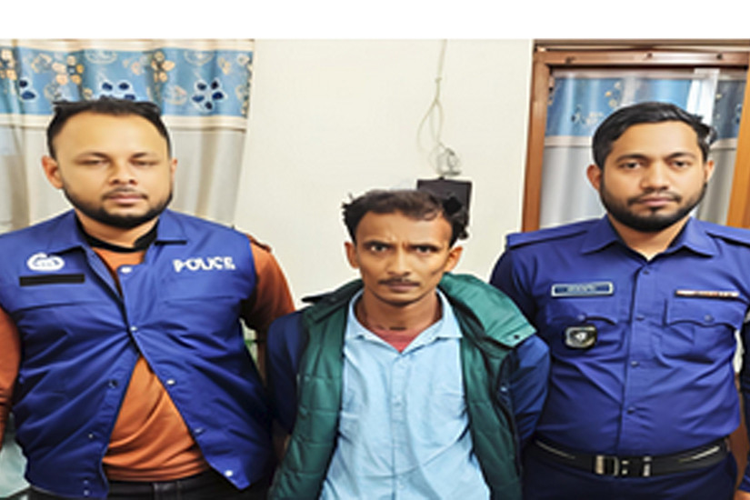 জৈন্তাপুরে আটক মতিন মোল্লা