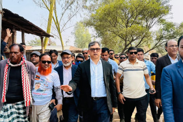 দোয়া চেয়ে নির্বাচনী প্রচার শুরু করলেন সালাহউদ্দিন আহমদ