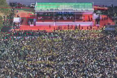 ‘দুলাভাই’ ‘দুলাভাই’ ধ্বনিতে মুখরিত সিলেটের আলিয়া মাঠ