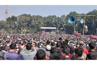 পঞ্চগড় জামায়াত আমিরের সমাবেশস্থল কানায় কানায় পূর্ণ