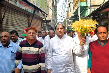 ডেমরায় নবীউল্লাহ নবীর ব্যাপক গণসংযোগ