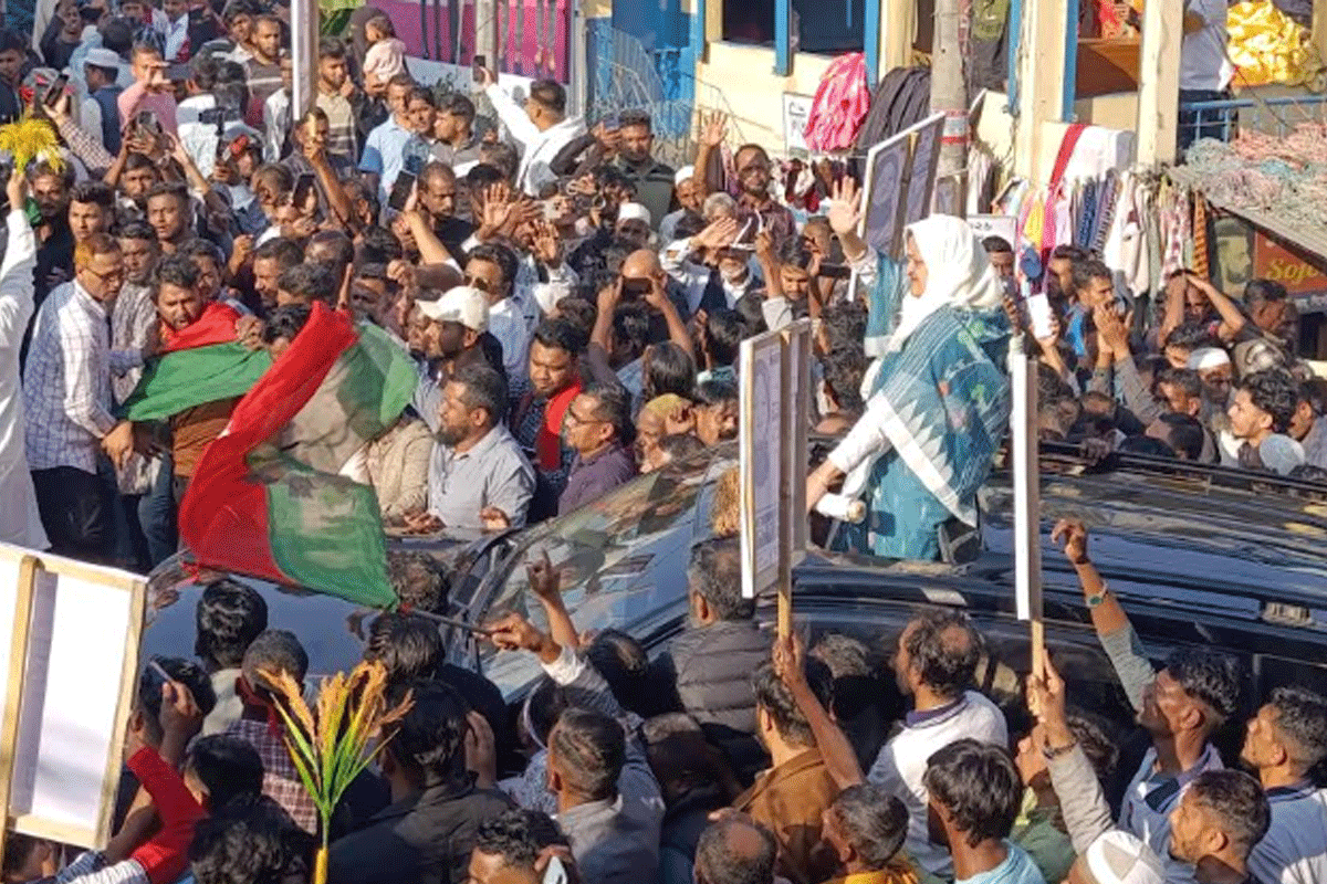 বিশ্বনাথে ধানের শীষের প্রার্থীর আনুষ্ঠানিক প্রচার শুরু
