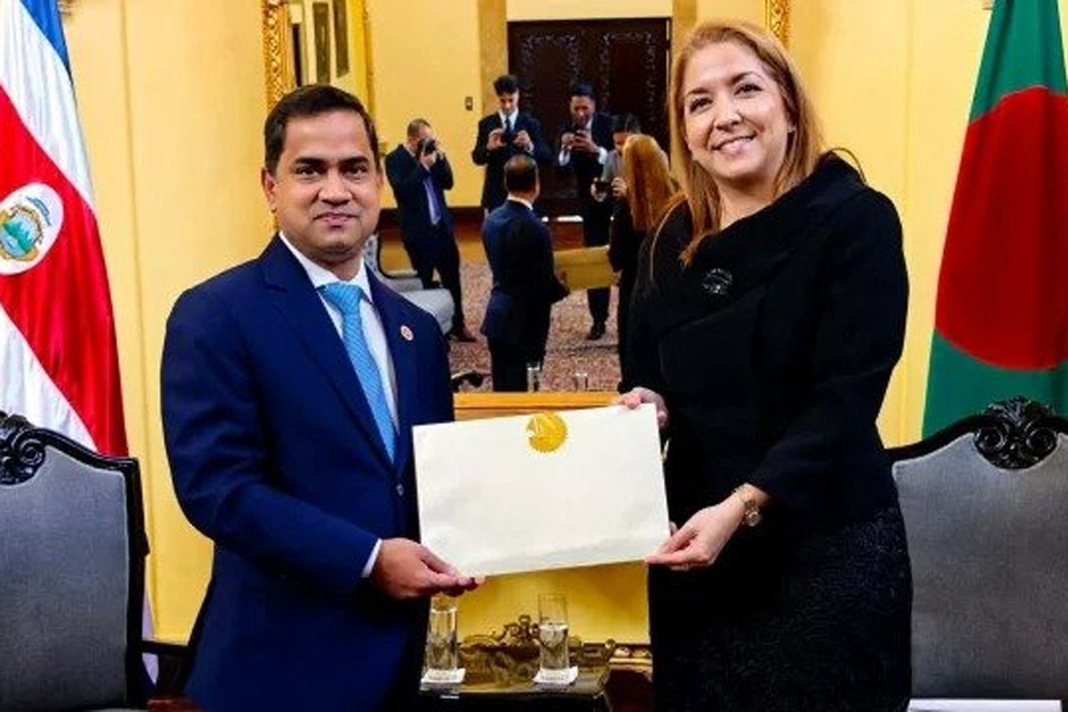 রাষ্ট্রদূত মুশফিকুল ফজল আনসারীর কোস্টারিকায় পরিচয়পত্র পেশ