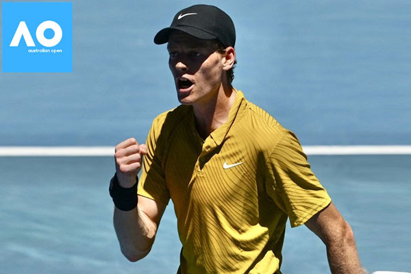 হ্যাটট্রিকের পথে জানিক সিনার