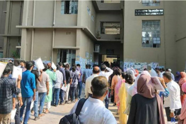 রাবির বি ইউনিটের ভর্তি পরীক্ষা শুরু, প্রতি আসনে লড়ছেন ৫৫ শিক্ষার্থী