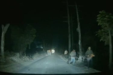 সাভারে সড়কে গাছ ফেলে ডাকাতির চেষ্টা, ভিডিও ভাইরাল