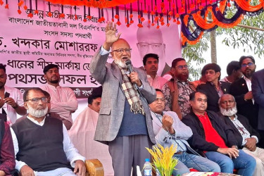 ১২ ফেব্রুয়ারির নির্বাচন গণতন্ত্র ফেরানোর সুযোগ: ড. মোশাররফ