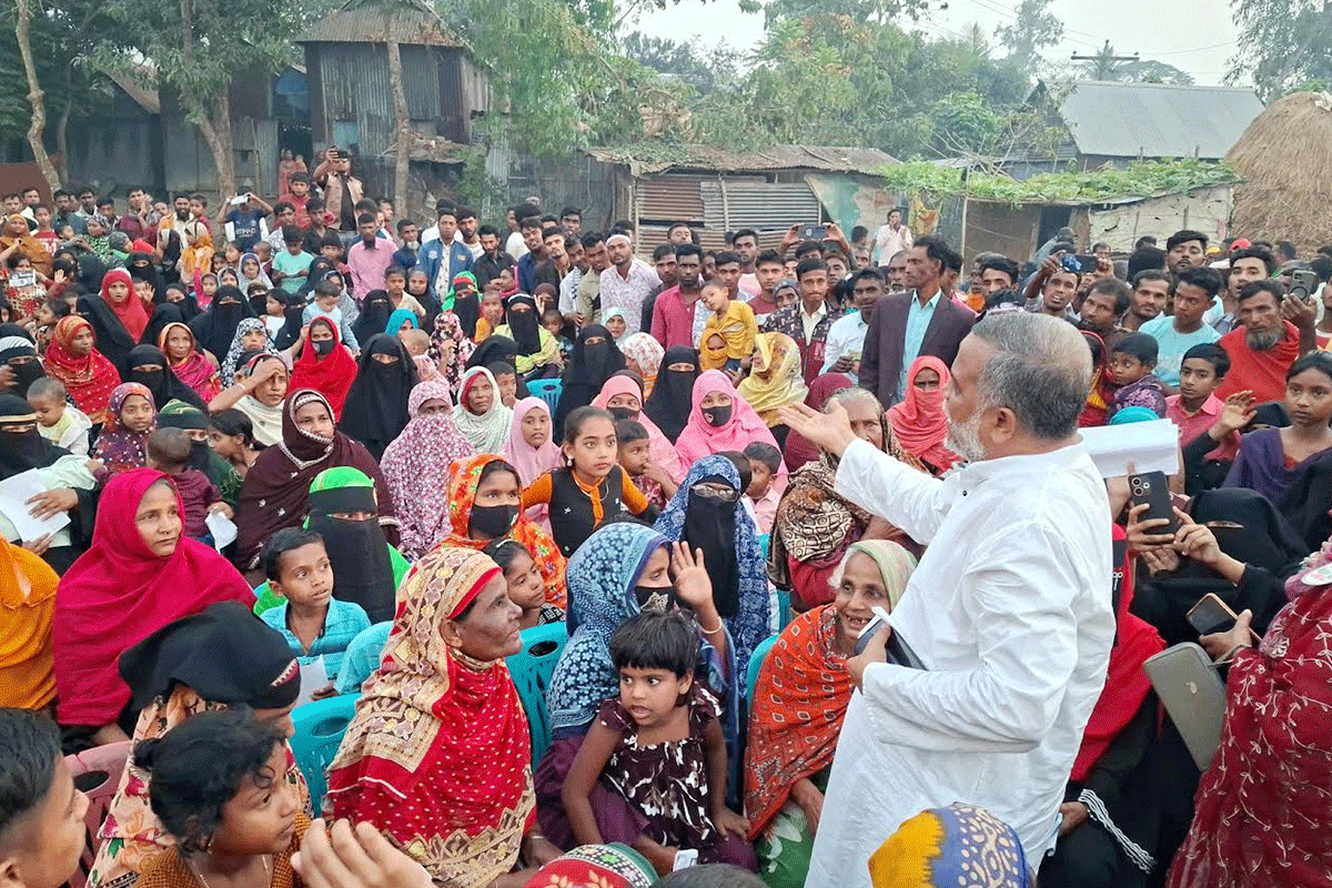 হবিগঞ্জ-৩ আসনে চলছে ধানের শীষের ব্যাপক গণসংযোগ