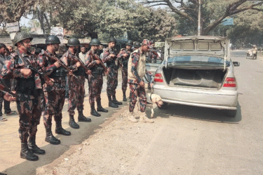 চুয়াডাঙ্গা সীমান্তে ও গুরুত্বপূর্ণ স্থানে বিজিবির টহল জোরদার