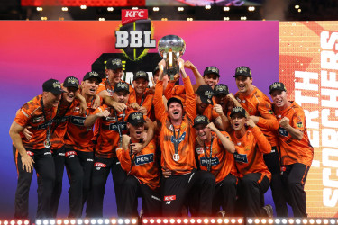 সিডনিকে হারিয়ে ষষ্ঠবারের মতো চ্যাম্পিয়ন পার্থ স্কোর্চার্স