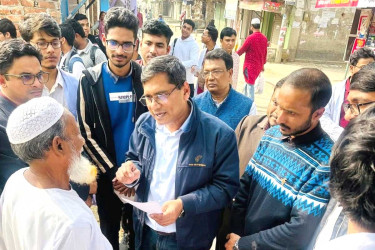 বগুড়া-৬ আসনে তারেক রহমানের পক্ষে ভোট চেয়ে গণসংযোগ