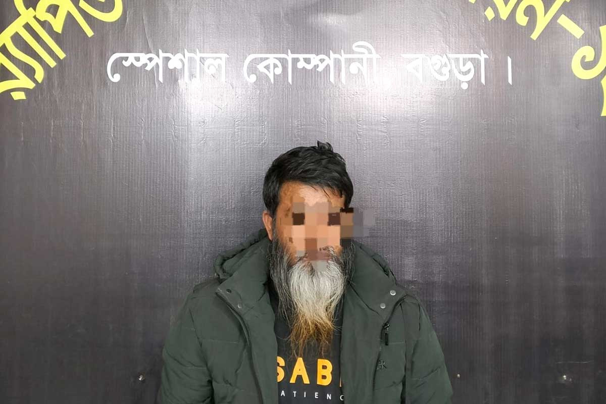 বগুড়ায় ১২ মামলার আসামি সোহাগ সরকার ফের গ্রেপ্তার