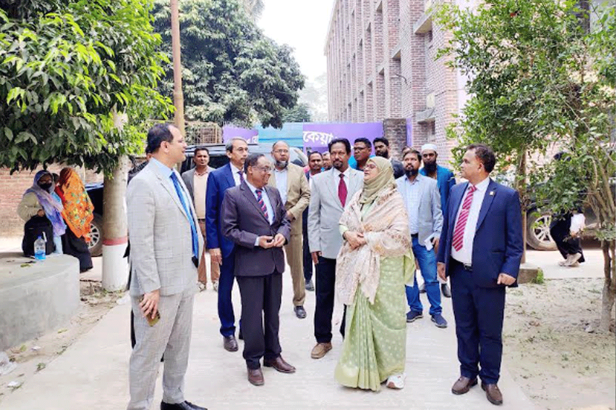 হাবিপ্রবির উন্নয়ন প্রকল্প পরিদর্শনে পরিকল্পনা কমিশনের সদস্য