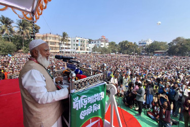 ইনসাফের বাংলাদেশ গড়তে ‌‘হ্যাঁ’ ভোট দিতে হবে: জামায়াত আমির