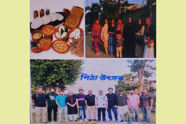 কম্বোডিয়ায় বাংলাদেশি প্রবাসীদের পিঠা উৎসব