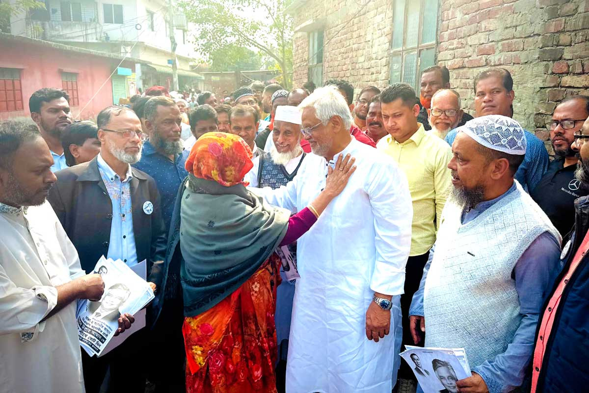 কেরানীগঞ্জে আমানউল্লাহ আমানের গণসংযোগ অনুষ্ঠিত