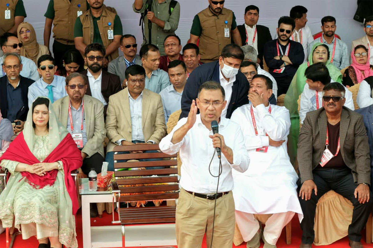 ফারাক্কার বিপরীতে পদ্মা ব্যারেজ নির্মাণের প্রতিশ্রুতি তারেক রহমানের
