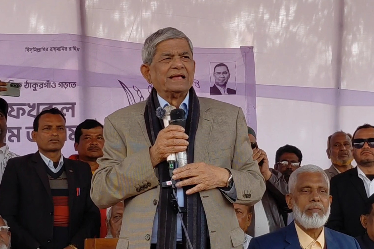 জামায়াতকে একাত্তরের ভুলের জন্য মাফ চেয়ে ভোট চাইতে বললেন মির্জা ফখরুল