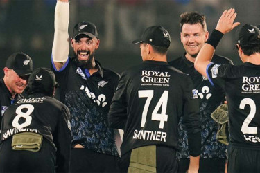 দুবের ছক্কার ঝড় থামিয়ে নিউজিল্যান্ডের বড় জয়