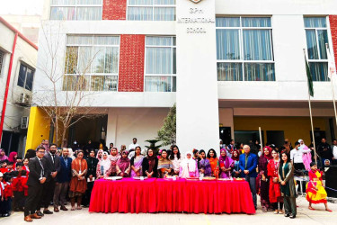 মুন্সীগঞ্জে জিপিএইচ ইন্টারন্যাশনাল স্কুলে বর্ণাঢ্য পিঠা উৎসব