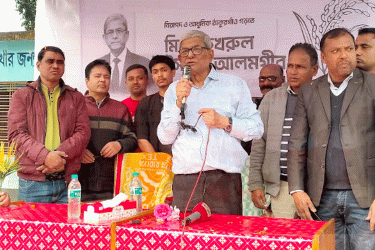 সঠিক সরকার গঠনে ভোটারদের প্রতি আহ্বান মির্জা ফখরুলের