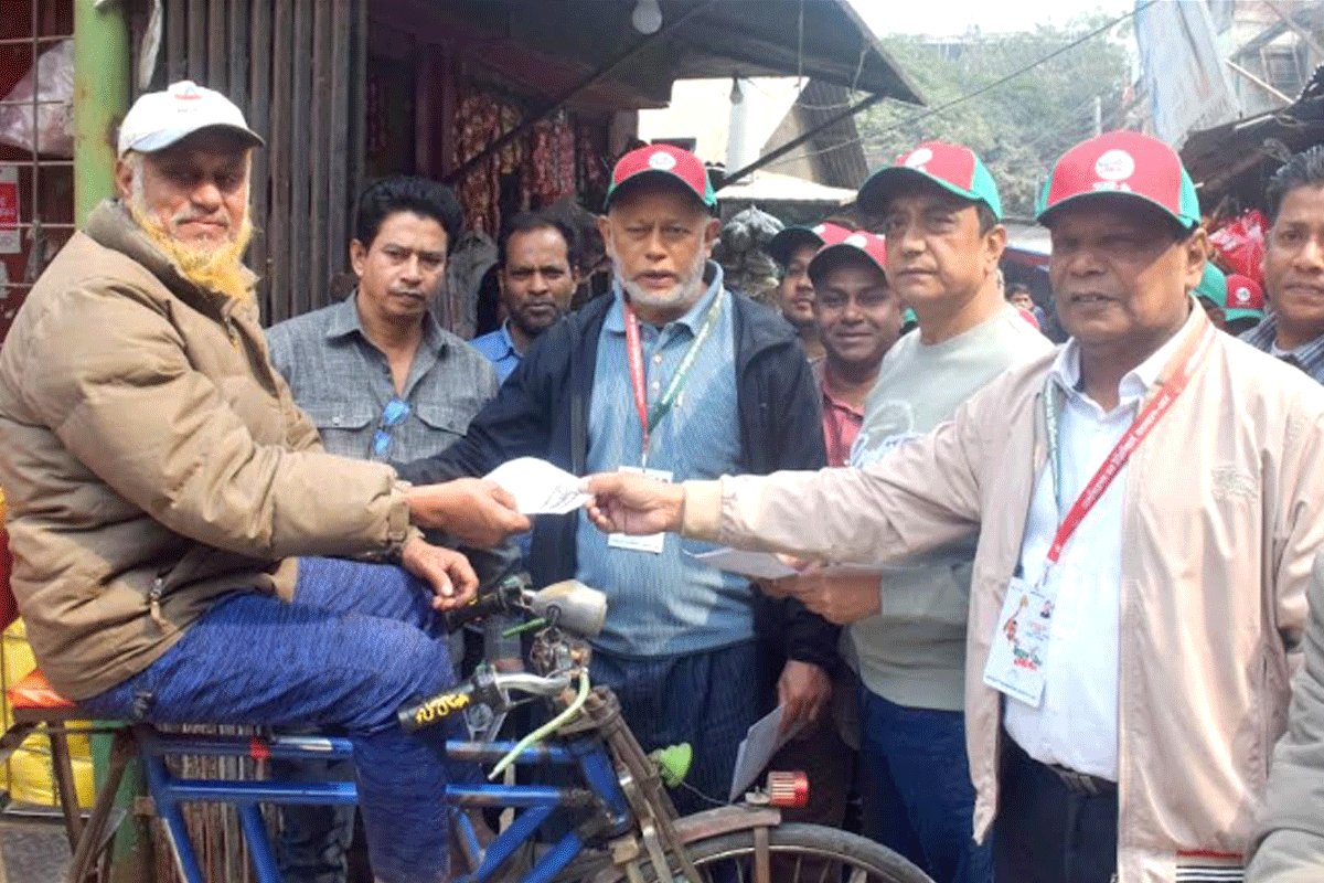 বগুড়া-৬: তারেক রহমানের পক্ষে এ্যাবের গণসংযোগ