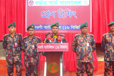 বগুড়ায় নির্বাচনের মাঠে থাকবে ২৪ প্লাটুন বিজিবি