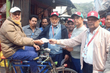 বগুড়া-৬: তারেক রহমানের পক্ষে এ্যাবের গণসংযোগ