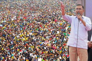 বিএনপি সরকার গঠন করলে প্রথম দায়িত্ব হবে দেশ পুনর্গঠন : তারেক রহমান