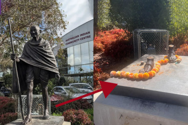 মহাত্মা গান্ধীর ৪২৬ কেজি ওজনের ভাস্কর্য চুরি