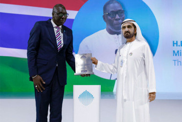 বিশ্বসেরা মন্ত্রীর পুরস্কার জিতলেন গাম্বিয়ার আবদোলি জোবে