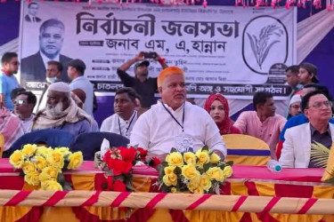 ব্রাহ্মণবাড়িয়া-১ আসনে ধানের শীষের নির্বাচনী জনসভা