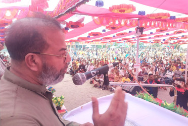 বাগেরহাট-৩ আসনে ধানের শীষের নির্বাচনী জনসভা