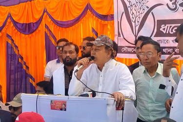 খাগড়াছড়িতে ধানের শীষ প্রতীকের জমজমাট প্রচারণা