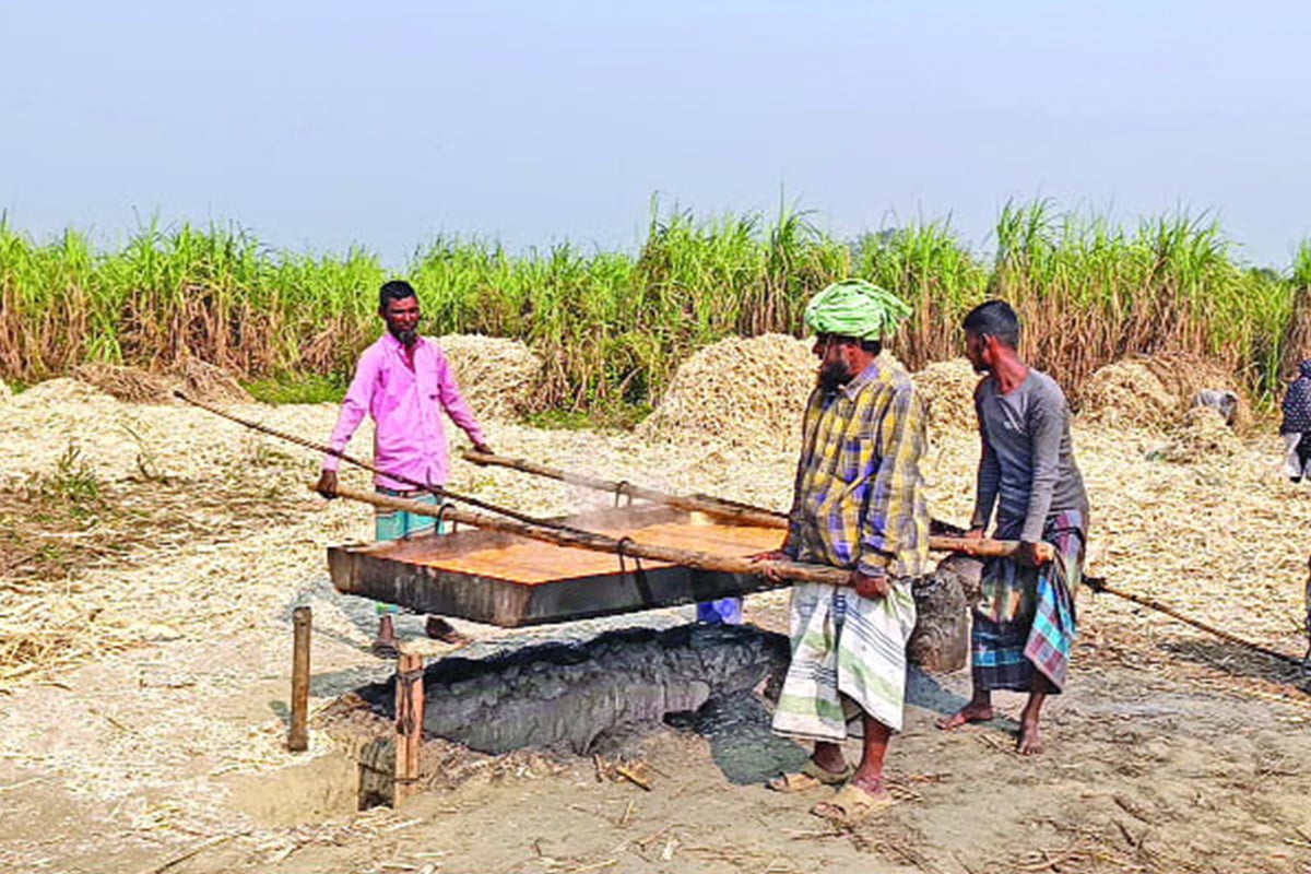 আখ চাষির মুখে হাসি