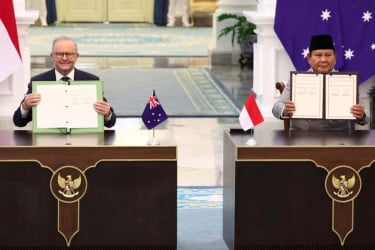 অস্ট্রেলিয়া ও ইন্দোনেশিয়ার নতুন নিরাপত্তা চুক্তি স্বাক্ষর