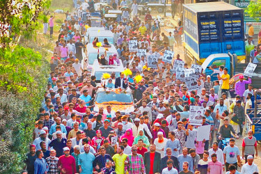 যাত্রাবাড়ীতে নবীউল্লাহ নবীর গণমিছিলে জনতার ঢল