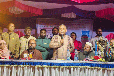 বিএনপির প্রার্থী সামুর রংপুর সদর আসনে গণসংযোগ