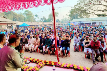 উন্নয়নের স্বার্থে ধানের শীষে ভোট চাইলেন মোতাহার