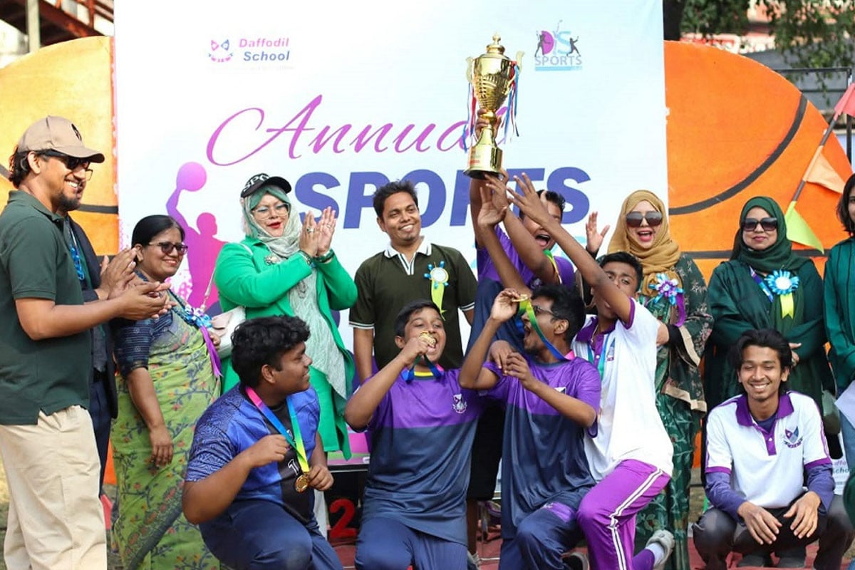 ড্যাফোডিল ইন্টারন্যাশনাল স্কুলে বার্ষিক ক্রীড়া প্রতিযোগিতা অনুষ্ঠিত